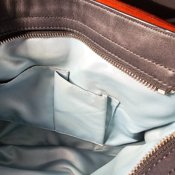 Vintage Coach black soft leather bag. - Picture 8 of 8